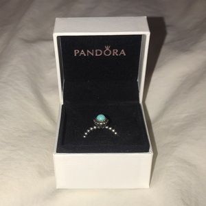 PANDORA TURQUOISE BIRTHSTONE RING